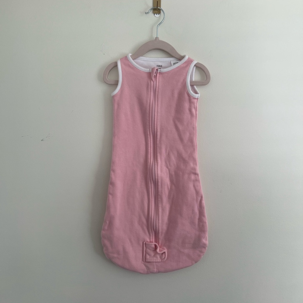 Nanit Pink Sleeveless Sleep Wear Sleeping Bag Size 3-6 Months 12-18 Lbs